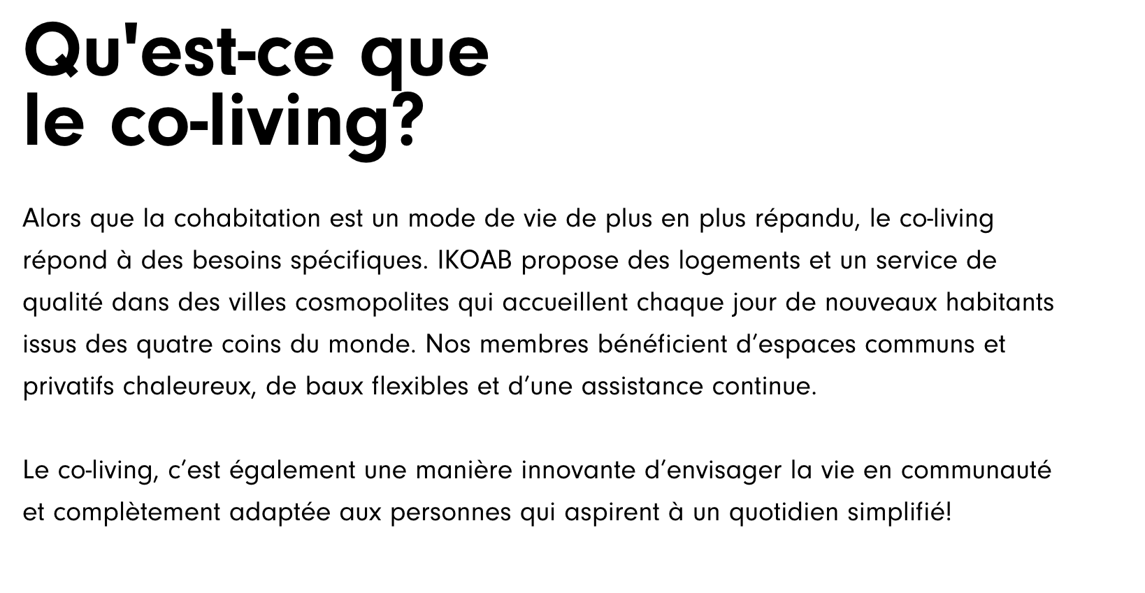 Coliving - Qu'est-ce que c'est?